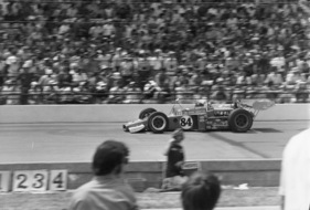 Coyote Ford (1972) - Der vom Konstrukteur A.J. Foyt gebaute Rennwagen schied nach 60 Runden beim Indy 500 1972 aus