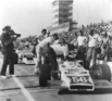 Coyote  Ford (1972) - Jim Hurtubise hat die Qual der Wahl mit drei zur Verfügung stehenden Rennwagen beim Indy 500 von 1972