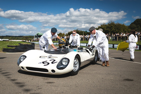 Crossle Mk5S Oldsmobile (1964) - vor dem Rennen zur Whitsun Trophy - Goodwood Revival 2018