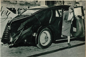 Crossley Streamline (1933) – Auf der Olympia Motor Show in London