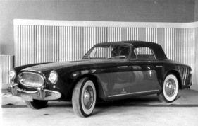 Cunningham  (1953) - das geschlossene Cabriolet von Vignale - am Automobilsalon in Genf 1953