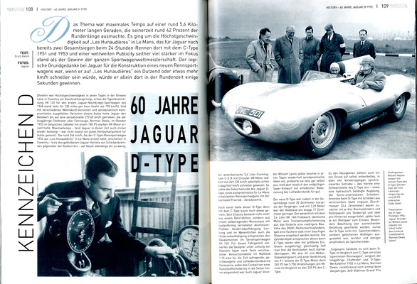 Curbs Nr 4 Dezember 2014 - Die geschichte des Jaguar D-Types