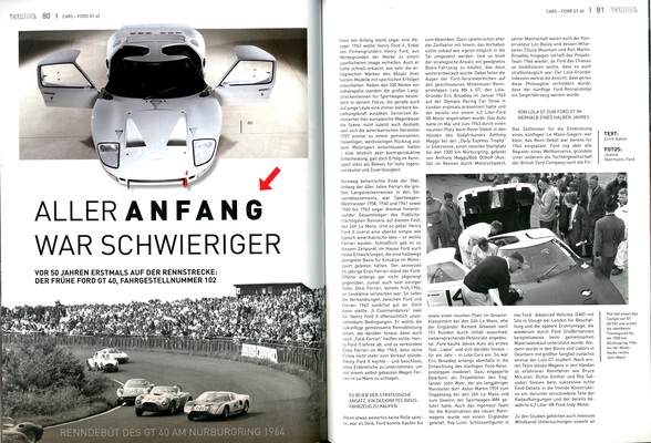 Bild Curbs Nr 4 Dezember 2014 - Ford GT40