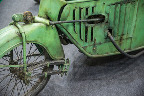Cyclauto (1919) - gefedertes Vorderrad - Rétromobile Paris 2022