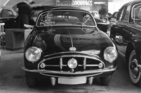 D.B. Panhard 850 Coupé (1952) - hübsches Coupé, von Pietro Frua gestaltet, gesehen in Turin im Jahr 1952