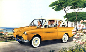 DAF 600 (1960) - Illustration auf einem Verkaufsprospekt