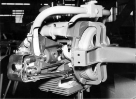 DAF 600 - einfacher luftgekühlter Boxermotor - Genfer Autosmobilsalon 1959