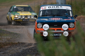 DAF 66 Gruppe 2 (1974) in der Gruppe «40 Jahre Rallyeweltmeisterschaft» am Eifel Rallye Festival 2013