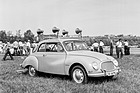 DKW 3=6 (1957) - Einsatz als Lautsprecherwagen - am Autoslalom von Dübendorf 1958