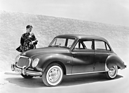 DKW 3=6 (1957) - als viertürige Limousine, Gemischverhältnis nun 1 zu 40 anstatt 1 zu 25