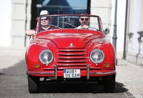 DKW 3=6 Cabriolet (1953) - an der Rallye Historique der Schloss Bensberg Classics 2014