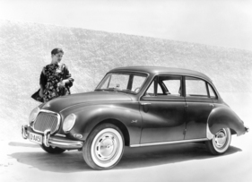 DKW 3=6 Limousine (1957) - nun mit 45 PS und Mischverhältnis 1 zu 25