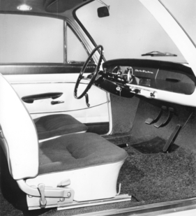 DKW F 102 (1964) - das Interieur wurde als nicht besonders geschmackvoll empfunden