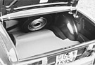 DKW F 102 (1965) – Kofferraum mit unverkleideten Seitenwänden