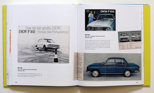 DKW F102 - Buch "Auto Union DKW - Im Spiegel der Werbung 1949 bis 1966"