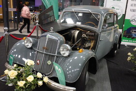 DKW F8 (1939) auf dem Stand der "Historische Automobiel Vereniging" – Classic Car Show Maastricht 2023