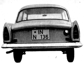 DKW Junior (1959) - DKW-Junior von hinten DKW Junior (1959) - DKW-Junior von hinten