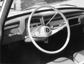 DKW Junior (1960) - Lenkrad und einfach gehaltenes Armaturenbrett
