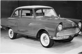 DKW Junior (1960) - mit Zweitaktmotor und Frontantrieb - Genfer Autosalon 1960