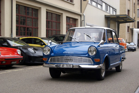 DKW Junior de Luxe – eines der ältesten Autos auf dem Gelände – German Car Meeting Kemptthal 2025 (1962)