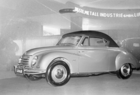 DKW Karmann Cabriolet (1953) - Internationale Automobilausstellung (IAA) in Frankfurt 1953 - Seite, 3-Zyl-Motor