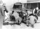 DKW Monza (1956) - Ein Boxenstopp bei den Rekordfahrten, über 140 kmh Durchschnittsgeschwindigkeit wurden erreicht