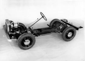 DKW Munga (1957) - Fahrgestell mit Einzelradaufhängungen