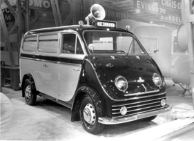 DKW Polizeiwagen (1956) - die Mechanik stammt vom 3=6 - Genfer Autosalon 1956