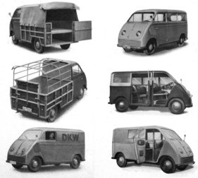 DKW Schnell-Laster (1950) - in verschiedenen Ausführungen