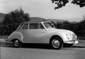 DKW Sonderklasse Allsicht Coupé (1953) - mit dem Dreizylinder-Zweitaktmotor DKW Sonderklasse Allsicht Coupé (1953) - mit dem Dreizylinder-Zweitaktmotor