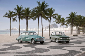 Bild DKW-Vemag Belcar S (1967) und DKW-Vemag Fissore (1966) - Seite an Seite in ihrem Heimatland Brasilien aufgenommen