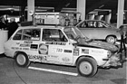 Fünf junge Holländer sind mit einem DAF Kombi durch Afrika gefahren – DAF-Stand am Autosalon Genf 1970