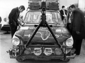 Daf 55 Kombi (1970) - mit den Spuren einer ausführlichen Afrika-Fahrt - Genfer Autosalon 1970