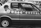 Daihatsu Charade Runabout (1980) - Farbdekors sind in - Genfer Autosalon 1980