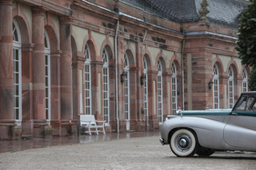Daimler DB18 Special Sports Barke (1951) - gut positioniert vor dem Schloss - 18. ASC-Classic-Gala Schwetzingen 2022