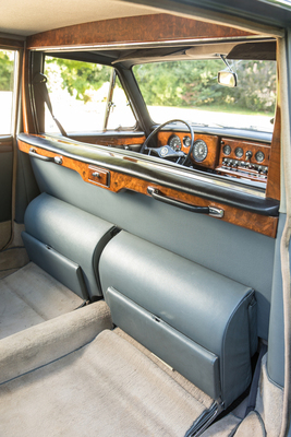 Daimler Limousine DS 420 Vanden Plas (1970) – Die elektrisch versenkbare Scheibe war ein Extra, Serie waren Schiebefenster