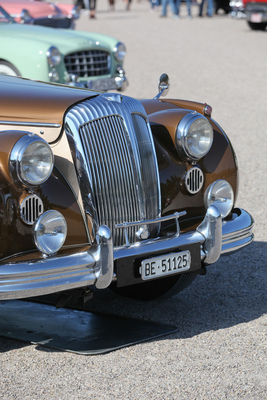 Daimler Majestic Hooper Empress (1958) - eleganter Saloon im Razor-Edge-Stil - Classic-Gala Schwetzingen 2018