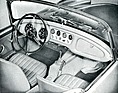 Daimler SP 250 (1959) - Interieur eines Linkslenkers - aus dem Verkaufsprospekt