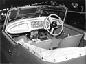 Daimler SP 250 (1959) - Interieur eines Rechtslenkers, am Autosalon von Paris 1959