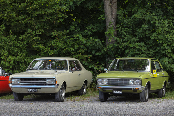 Damals häufig zu sehen, heute selten - Fiat 132 GLS und Opel Rekord C - Albisgütli Classics Cars & Bikes Juli 2025