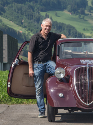 Daniel Reinhard liebt Oldtimer