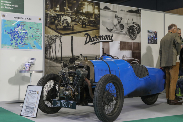 Darmont Spécial (1926) - Dreirad mit 1100 cm3, bis 140 km/h schnell - Rétromobile Paris 2024