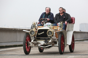 Darracq Typ H (1904) - unterwegs mit Messebesuchern - Rétromobile Paris 2022