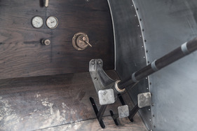 Darracq V8 (1905) - Pedalerie - Rétromobile Paris 2016