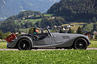 Das Alter ist bei einem Morgan schwer einzuschätzen, dieser hier sieht aber nach dem neuen Jahrtausend aus - British Car Meeting in Mollis am 28. August 2016