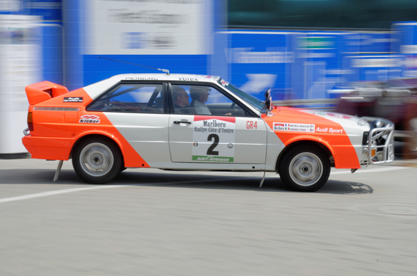 Bild: Das Audi-Rallye-Team wird mit Fahrzeugen, Fahrern und Mechanikern an den Road Days in Luzern 2015 anzutreffen sein