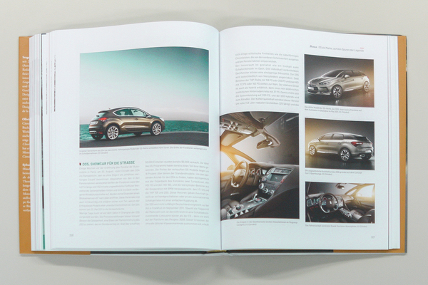 Das Buch greift bis in die Neuzeit - Buch "100 Jahre Citroën"