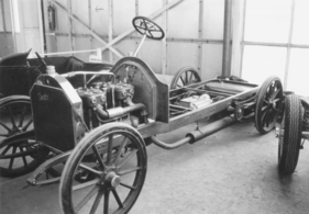 Das Chassis einer Berliet (1910).