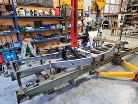 Bild Das Chassis für den Atlantic-Nachbau