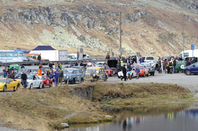 Das Fahrerlager beim Bernina Hospiz - Bergrennen Bernina Gran Turismo 2017 Das Fahrerlager beim Bernina Hospiz - Bergrennen Bernina Gran Turismo 2017